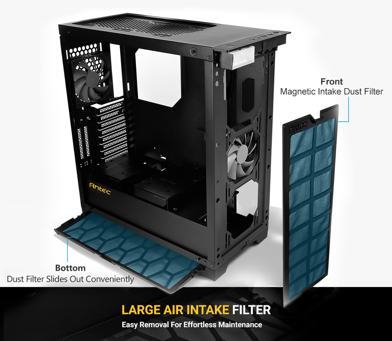 Antec Performance Series P110 Silent MidTower Computer Case, Sound